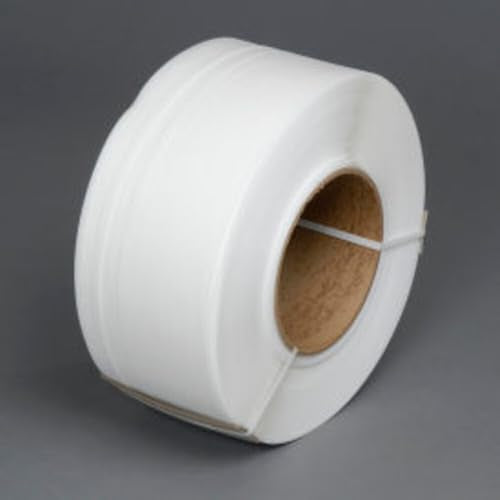Pac Strapping Machine Grade Polypropylene Strapping, 1/2" W x 9000' L, 8" x 8" Core