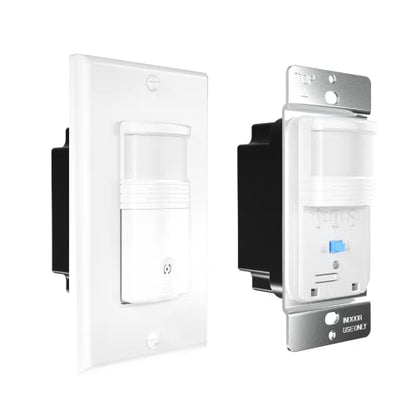 2 Pack 3-Way Motion Sensor Light Switch, White