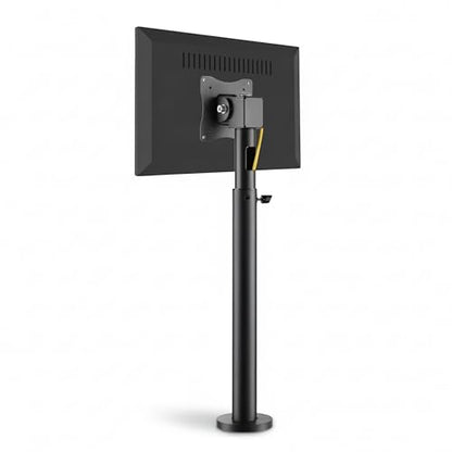 Mount-It! POS Monitor Mount for Retail Checkout & Reception Counters - Extra Tall Height Adjustable Pole with Secure Bolt-Down Base, VESA 75x75 & 100x100 Compatible - Fits 13–32” Monitors, 33 lbs - style: 20-32.3 Inches