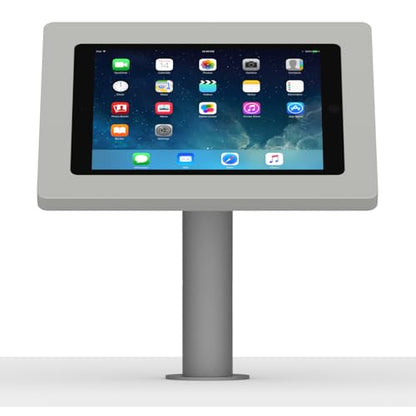 VidaMount Light Grey Enclosure and Fixed Neck Wall/Table Surface Mount [Bundle] Compatible with iPad 9.7 (5th / 6th Gen), Pro 9.7", Air 1/2 - color: Light Grey, size: iPad 9.7 (5th / 6th Gen), Pro 9.7", Air 1/2