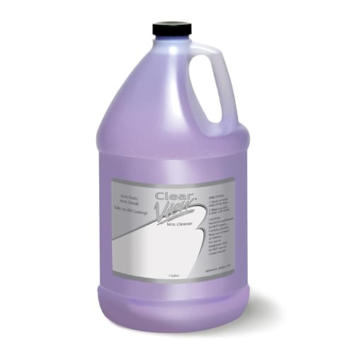 Clear View Lens Cleaner Refill, 1 Gallon Size, Alcohol-Free Formula