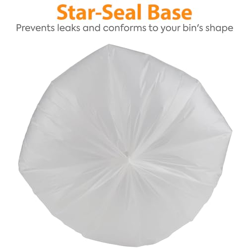 Staples Coastwide Professional 55-60 Gallon Trash Bag, 38" x 60", High Density, 14 mic, Natural, 200 Bags/Box - size: 1 Count (Pack of 200)