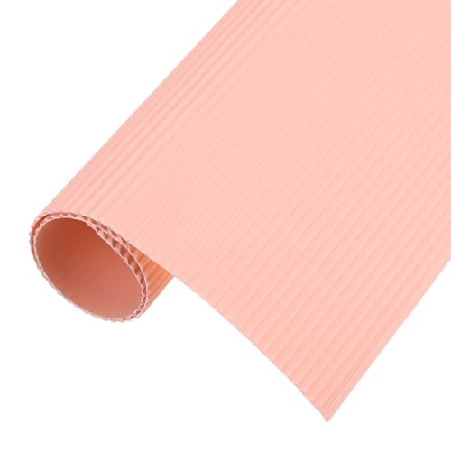 MECCANIXITY Corrugated Paper Sheets 5pcs 14x10x1/16inch Light Pink - color: Light Pink, size: 14inch x 10inch x 1/16inch
