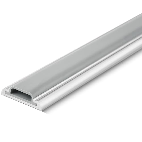 Tandefio 1 Pcs Aluminum Threshold with Vinyl Seal - size: 36"L x 1-1/4"W x 3/8"H