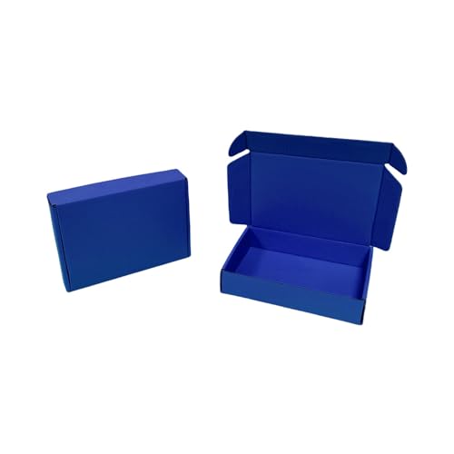 30 Pack 13x9x2 in Industrial Blue Shipping Boxes - color: Industrial Blue, size: 13x9x2 in