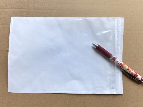 6.7'' x 10'' Zipper Closure Packing List Envelope, Packing List Mailing Envelopes, Resealable Adhesive Shipping Label/documents Pouches (200 Pack)