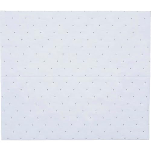 Global Industrial Oil Only Sorbent Pads, Heavyweight, 15"W x 18"L, White, 100/Pack