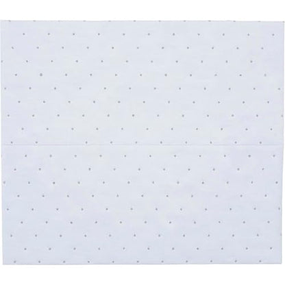 Global Industrial Oil Only Sorbent Pads, Heavyweight, 15"W x 18"L, White, 100/Pack