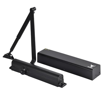 The Door Bull Series 8000 Commercial Grade 1 Hydraulic Door Closer - size: DC8016 Series, style: Matte Black