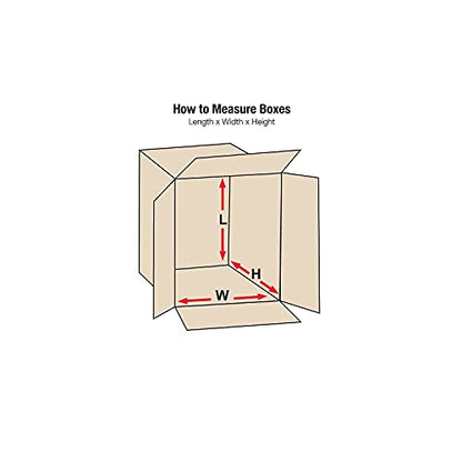 Box USA 241812 Corrugated Cardboard Box 24" L x 18" W x 12" H, Kraft, for Shipping, Packing and Moving (Pack of 10) - style: Standard Corrugated