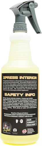 P & S PROFESSIONAL DETAIL PRODUCTS Xpress Interior Cleaner – Safe for Leather, Vinyl, Plastic & More, Removes Dirt, Grease & Oil, No Residue, Fresh Scent, No Dilution Needed - 32 Oz. - size: 32 Fl Oz (Pack of 1)