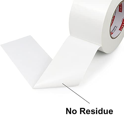 JIALAI HOME White Duct Tape 3 inch, Industrial Grade 3 inches x 55 Yards (164 ft), 9 Mil Heavy-Duty, Waterproof, UV Resistant for Crafts & Home Improvement - color: White