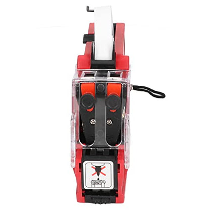 Walfront MX-6600 Tagging Gun Attacher Gun Kit for Retail Standard Price Tag Guntagging Gun with 2 Lines 10 Digits Display (Red)