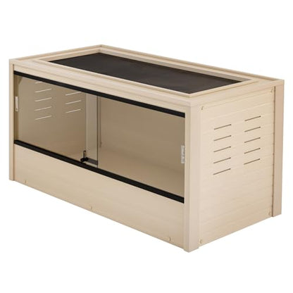 New Age Pet® ECOFLEX® 48" Mojave Reptile Enclosure, Large, Maple - color: Tan, size: Large