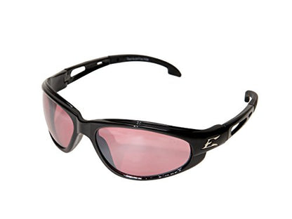 Edge SW111 Dakura Wrap-Around Safety Glasses - color: Rose Mirror, size: One Size, style: Standard