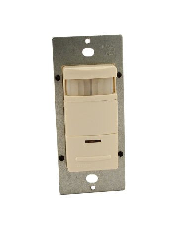Leviton Multi-Technology Ceiling Mount Occupancy Sensor, 24VDC, 35mA; 1000SF Field-of-View, ODS10-IDT, Light Almond - color: Light Almond