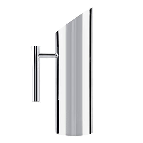 Ejoyous Stainless Steel Rectangular Pitcher, 2L Capacity, Silver, Spill-Proof Spout, Multiple Sizes - size: 67.6 Ounces