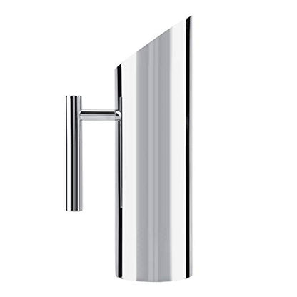 Ejoyous Stainless Steel Rectangular Pitcher, 2L Capacity, Silver, Spill-Proof Spout, Multiple Sizes - size: 67.6 Ounces