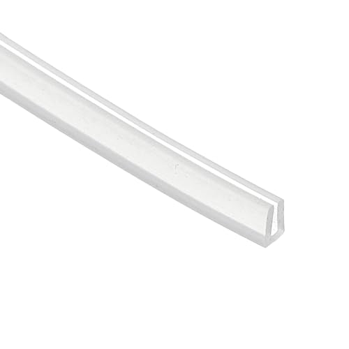 PATIKIL 13Ft U Channel Edging Trim 1/32" Slot Fits 1/64"-5/128" Edge - size: 13Ft Long,1/32" Slot,1/5"Wx5/128"Tx1/8"H