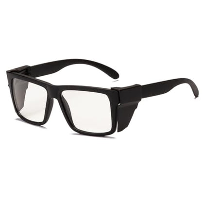 Safety Glasses Photochromic ANSI Z87.1Anti blue light UV Protection For Men Women - color: Matte Black