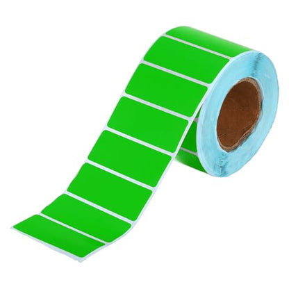 PATIKIL Thermal Labels Self-Adhesive 1x2 Green 1200Pcs - color: Green, size: 1 x 2 Inch