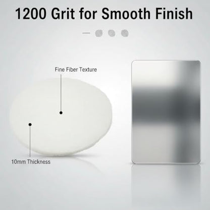 20 Pcs 5" Drill Brush Scrubber Scouring Pads (1200#) - style: White - 1200#