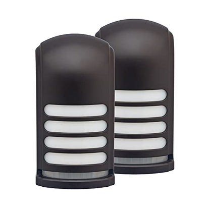 Xodus Battery Operated LED Deck/Stair Light, Motion Sensor, Bronze, 2 Pack - color: Bronze