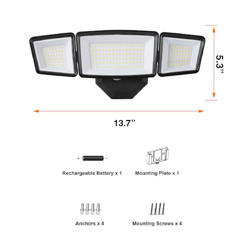 Sylvania 13W Dusk to Dawn Security LED Light, Hardwired, 2000 LMS, Wet Rated, 5000K, Daylight - 1 Pack (66478) - color: Black, style: 13W Dusk to Dawn