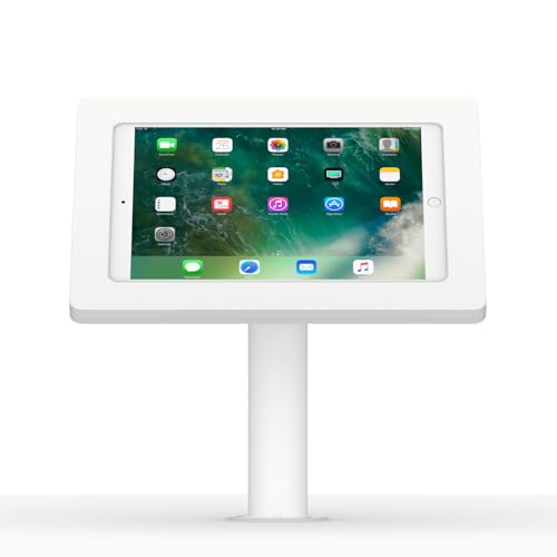 VidaMount White Enclosure and Fixed Neck Wall/Table Surface Mount [Bundle] Compatible with iPad Pro 10.5" & Air 3rd Gen - color: White, size: iPad Pro 10.5" & Air (3rd Gen)