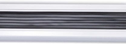 U-Shape Door Bottom with Drip Cap – Heavy Duty Aluminum + White Vinyl Seal | Fits 1-3/4" Doors | Weatherproof Door Sweep for Exterior Doors | 32", 36", 42", 48" 60" (60 inch) - size: 60 Inch