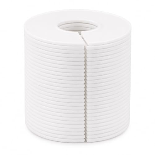 18 Pack White Acrylic Shelf Dividers for Closet Organization - size: 18Pack