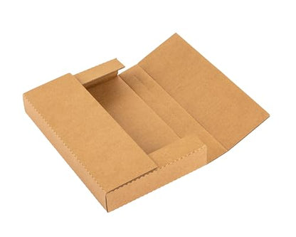 9x6x1.3 inch Shipping Boxes with Fragile Stickers, Brown, 25-Pack - color: Brown