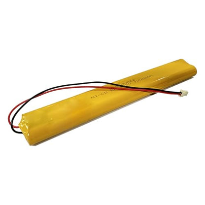 9.6V BBAT0043A Emergency Light Battery, AA*8 1200mAh Batteries Compatible for OSI OSA228 DANTONA CUSTOM-306-U BBAT0044A BAA-96 ELB-B003 Exit Sign Battery Replacement (2 Pack) - color: 2PCS 9.6V 1200mAh battery