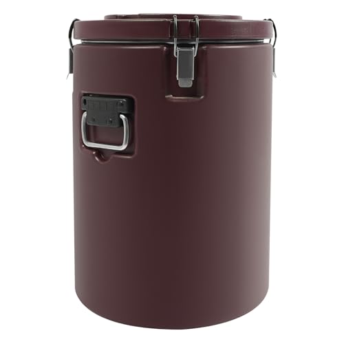 DYNAMI 9 Gal Insulated Food Container,Hot Soup Transport Container Brown - color: Brown, size: 9 Gal