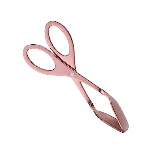 Stainless Steel Scissor Egg Tongs for Kitchen and Outdoor Use - color: As Shown