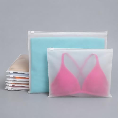 10x8'' Frosted Zipper Bags for Shipping, 100 Pack Packaging Bags, S - color: 100 Pack, size: 10x8'' (S)