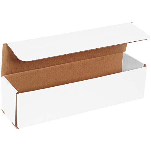 Choice Shipping Supplies 13 1/2 x 3 1/2 x 3 1/2" White Corrugated Mailers