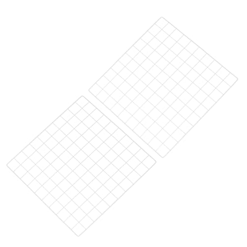PATIKIL 20"x20" Wire Grid Panel, 2 Pack Board Photo Pictures Memo Display Grid Panels Hanging Organizer Wall Decorative Panel for Home Office Wedding, White - color: White, size: 20" x 20"
