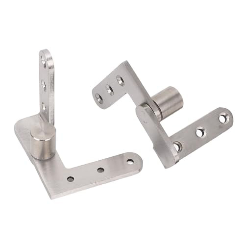 Eujgoov Door Pivot Hinges, Heavy Duty Stainless Steel 270 Degree Rotating Inset Hinge with Maximum Load 130lbs for Cabinets and Cafe Doors