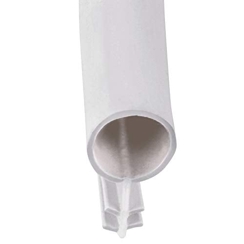 Window Weatherstrip Seal 5/16" Bulb Bubble Kerf Mount 4 Colors & 6 Length Options (100', White) - color: White, size: 100 Feet