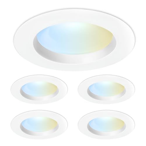 Feit Electric 4 in LED Recessed Downlight - 5CCT, Dimmable - 4 Pack - size: 4 Count (Pack of 1)