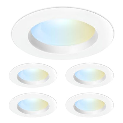Feit Electric 4 in LED Recessed Downlight - 5CCT, Dimmable - 4 Pack - size: 4 Count (Pack of 1)