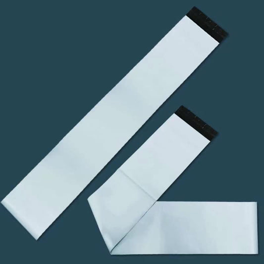 100 Pack 10x30 Inches Long Poly Mailers, Long Shipping Bags White Envelopes Packaging for Unique Narrow Items Mailing - size: 10x30 Inches / 100-PACK
