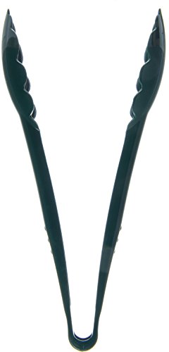 CFS Carly Salad Tong, 9" Utility Tong, 1 Pack - color: Forest Green, size: 9" Utility Tong, style: 1 Pack