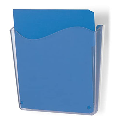 Officemate Unbreakable Vertical Wall File, Letter Size, Clear - size: (Pack of 1)
