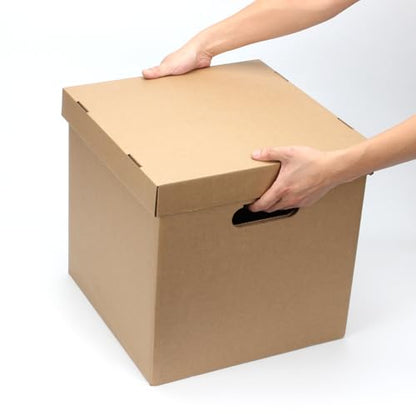 5 Pcs 12'' Vinyl Record Storage Box Record Album Storage Crate