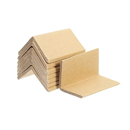 PATIKIL Adjustable Cardboard Corner Protector Package Frame Protectors L Shaped 80x50mm Thick 5mm for Art, Packing, Shipping, Pack of 50 - size: 80x50mm