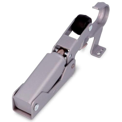 Amig - Door Retainer | Hydraulic Door Closer | Made of Aluminium | Dimensions: 108 x 32 mm | Ideal as a Brake, Stop or Door Buffer | Colour: Grey | Maximum Weight 40 kg - color: Silver