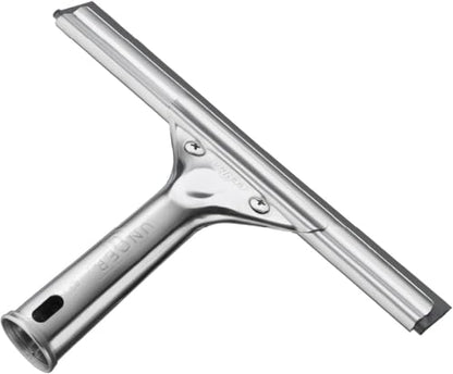 Unger Professional 8” Stainless Steel Window & Glass Cleaning_Squeegee - Cleaning Supplies, Heavy Duty Squeegee for Window Cleaning, Streak Free Results (Pack of 10) - size: 8-inch (Pack of 10), style: Squeegee