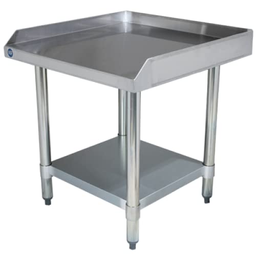 24" x 24" Stainless Steel Equipment Stand, 24" Tall - size: 24"x24"